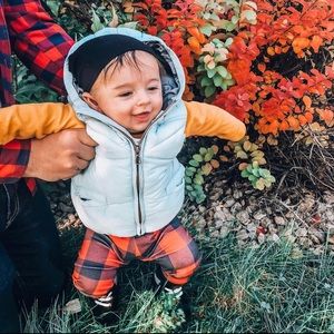 Zara baby puffer vest